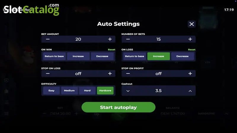 Uncrossable rush slot à France